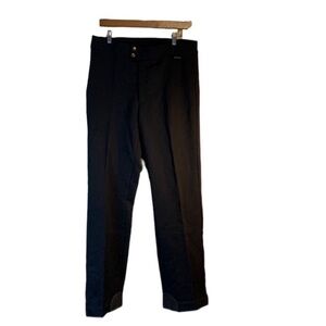 Vintage 70s Men’s Edelweiss Mens Wool Blend Ski Snow Pants Black Sz 36 USA